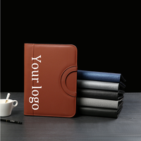 Carpetas de documentos de cuero personalizadas Organizador de cuero Escritura Padfolio Diario de cuero Cuaderno