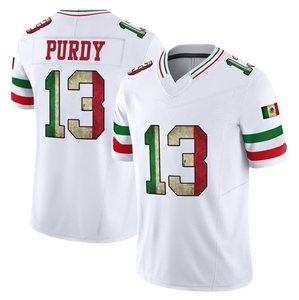 Custom Mexico جديد مخيط في الولايات المتحدة بالجملة 23 mcaffrey 13 بوردي 85 كيتل 80 أرز 54 وارنر تفعل مخصص - Product Image 2