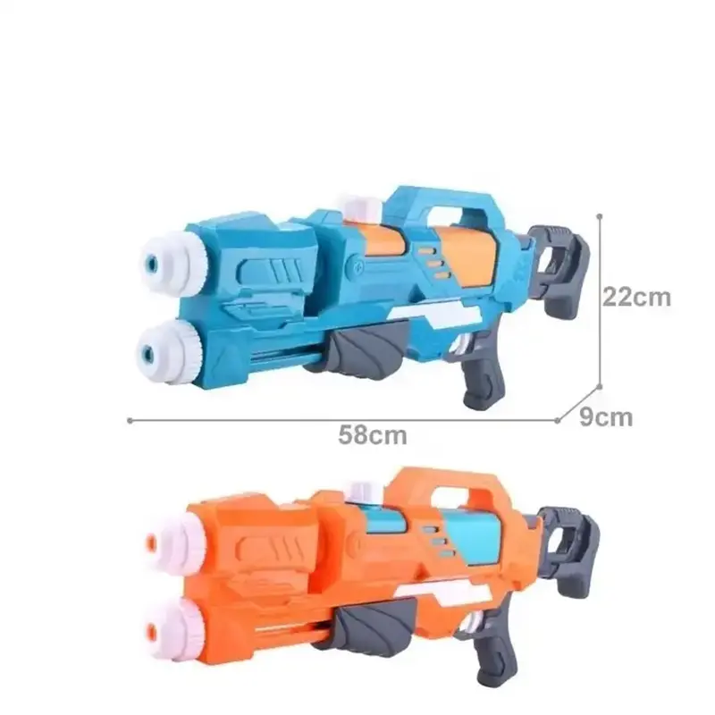 Hot bán ngoài trời nhựa Blaster đồ chơi lớn Súng bắn nước đồ chơi mùa hè Hai vòi phun súng nước