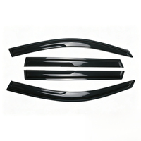 Para Toyota RAV4 2006-2012, visera de ventana de 4 puertas, protector solar y de lluvia, deflectores de ventilación.