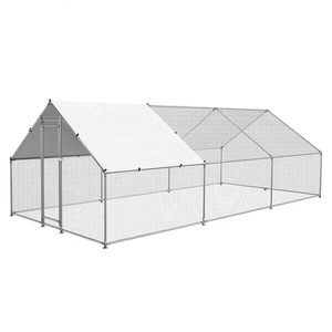 Corrales Metálicos para Aves <span class=keywords><strong>de</strong></span> Corral Fáciles <span class=keywords><strong>de</strong></span> Ensamblar con Cubierta para Patio Trasero - Product Image 5