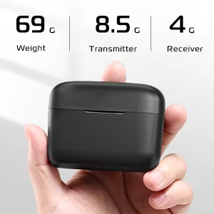 J13 Wireless live stream Lavalier Microphone Collar Clip With Charging case Micro Tie Podcast Wireless Microphone Kit - Product Image 3