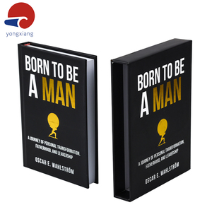 Tùy chỉnh A4 + A5 Kích thước Trắng bù đắp giấy dập nóng Bìa đầy đủ màu sắc bìa cứng in ấn Cuốn sách với hộp - Product Image 1