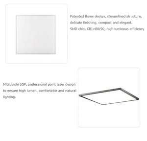 Tùy chỉnh cạnh/Back lit <span class=keywords><strong>LED</strong></span> bảng điều chỉnh ánh sáng 600x600 mét cao lumen phẳng thương mại trần chiếu sáng cho văn phòng bán lẻ - Product Image 4