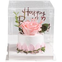 Boîte d'emballage rectangulaire en PET transparent de qualité alimentaire pour pâtisserie, en gros, avec logo personnalisé ZJCPJOY