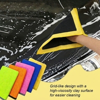Serviette en microfibre magique pour le lavage et le detailing automobile, chiffon en argile magique pour le nettoyage des voitures