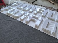 Lettres lumineuses en acrylique haut de gamme, taux de ré commande élevé et commentaires positifs, idéales pour les devantures de magasins et les enseignes de commerces