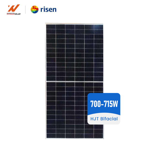 High Efficiency Risen RSM132-8-700-715BHDG 700W 705W 710W Half Cell HJT Bifacial Module PV Solar Panel System Price