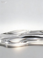 Trophée en cristal personnalisé, créatif, haut de gamme, gravé avec logo sur mesure, médaille d'autorisation, pour employé exceptionnel, réunion annuelle, en verre