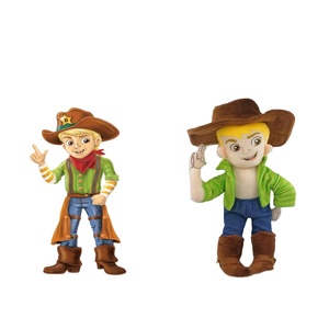 OEM Haute Qualité Personnalisé Ours en Peluche Cowboy Doux et Rembourré, Style Personnage de Dessin Animé, Poupées Fille Mignonnes Style Western - Product Image 1