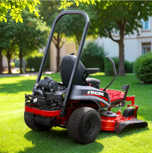 Mesin pemotong Zero Turn 25hp industri, dengan 12 pengaturan tinggi gigi, sistem transmisi hidrolik mesin berpendingin udara silinder ganda - Product Image 6