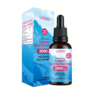 Complément alimentaire antioxydant liquide oral à base de L-glutathion liposomal 2000 mg et de vitamine C, marque privée OEM, pour éclaircir la peau - Product Image 1