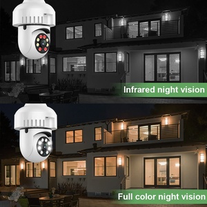 Caméra <span class=keywords><strong>de</strong></span> sécurité intérieure Yoosee WIFI E27, détecteur <span class=keywords><strong>de</strong></span> fumée, suivi automatique, vision nocturne couleur, caméra PTZ - Product Image 5