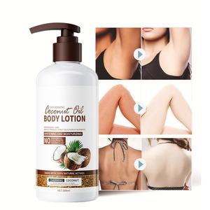 Loción Corporal de Aceite de Coco Natural de 300 ml al por Mayor, Hidratante, Blanqueadora y Nutritiva para el Cuidado de la Piel - Product Image 6