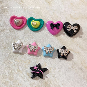Nouveau <span class=keywords><strong>2023</strong></span> 3d Nail art Charms Valentine's Day Nail accessoires dessin animé coeur étoile décoration des <span class=keywords><strong>ongles</strong></span> bricolage - Product Image 1