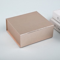 Orange romantische Schmuck-Geschenkbox Verpackung Logo magnetische Geschenkbox Verpackung für Gelpolitur