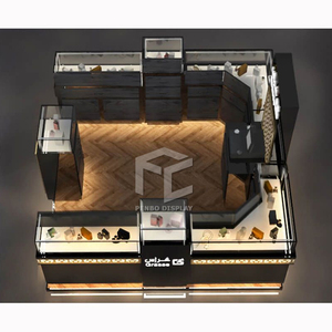 Cửa hàng nước hoa hiện đại trang trí gỗ đồ trang sức cubinet đảo Showcase thiết kế cửa hàng đồ trang sức <span class=keywords><strong>Full</strong></span> <span class=keywords><strong>Vision</strong></span> Mall đồ trang sức kiosk - Product Image 3