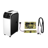 Placa de Control Principal PCBA para Aire Acondicionado Móvil, FR4, Placa de Circuito de Aire Acondicionado Portátil de Enfriamiento Único con Compresor y Módulo de Accionamiento del Ventilador