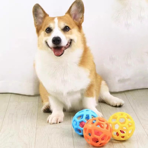 Vendita calda TPR Multi-colore campanelli cavi per animali domestici per la pulizia <span class=keywords><strong>dei</strong></span> denti molari giocattolo resistente ai morsi con il <span class=keywords><strong>gioco</strong></span> di addestramento del cucciolo di campana - Product Image 1