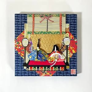 Carré spécial hina poupées cadeaux origami art panneau fait à la main papier artisanat japon pour les enfants - Product Image 4