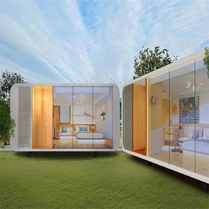 Nueva Opción de Glamping, Casa Prefabricada Tipo Cápsula Espacial, Casa Portátil, <span class=keywords><strong>Caravana</strong></span> para Vacaciones - Product Image 6