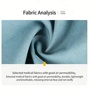 Tenue Médicale Personnalisée Extensible 4 Directions – Ensemble 2 Pièces Col V Femme & Homme avec Poches – Blouse et Pantalon Unisexe pour Hôpital – Style Infirmier Tendance - Product Image 6