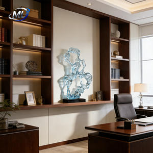 Nuevos Adornos Abstractos para el Vestíbulo, Esculturas para el Vestíbulo de Hoteles y Villas, Decoraciones de Pie, Modelo Transparente, Regalo Empresarial - Product Image 6
