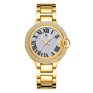 BS-Reloj de pulsera informal de cuarzo para mujer, nuevo, de gama alta, con diamantes, personalizado - Product Image 2