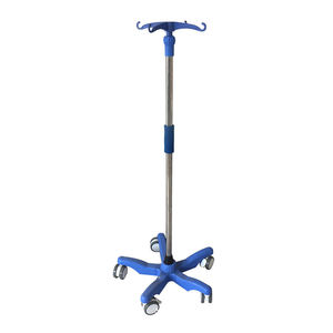 Tiang Penyangga Infusi Rumah Sakit, Penyangga Tiang Tetesan Stainless Steel <span class=keywords><strong>IV</strong></span> Portabel Kualitas Tinggi - Product Image 3