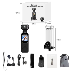 Caméra d'action de poche 4K Ultra HD 270 °   Caméra sport miniature Wifi rotative, étanche, pour casque, voyage, vélo, <span class=keywords><strong>enregistreur</strong></span> de conduite - Product Image 6