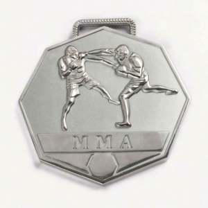 Medalla Deportiva de Boxeo MMA de Metal 3D en Latón Personalizada y Económica de Fábrica con Impresión en Serigrafía y Grabado para Uso Promocional - Product Image 2