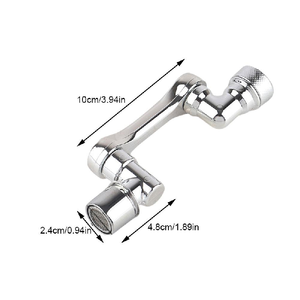 Moderno <span class=keywords><strong>rubinetto</strong></span> a braccio robotico girevole di <span class=keywords><strong>1080</strong></span> <span class=keywords><strong>gradi</strong></span> multifunzionale in ceramica universale lavello da cucina estensione in plastica rubinetti da cucina - Product Image 4