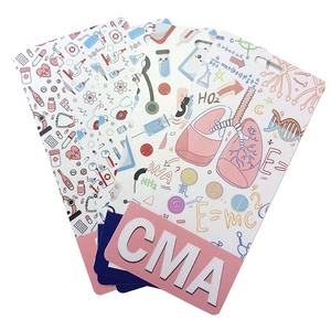 Personalizzato BSN MA CMA MSN RN RT CNA Badge Buddy per uomo donna forniture per ufficio accessori per infermiere porta Badge - Product Image 1