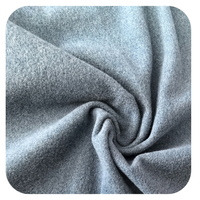 Tissu en suède cationique Dralon 100 % polyester de MY Knit Factory pour vêtements de détente, voitures et filles - toucher doux et pêché, ignifuge