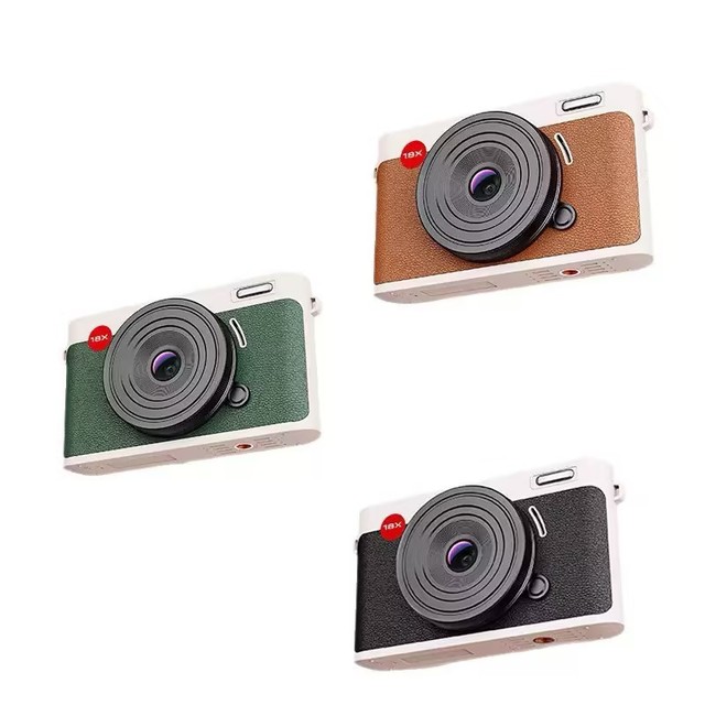 MP3 MP4 Functionality LED Flash Rechargeable Mirrorless Digital Camera SD Support HD Resolution 2-3" Screen Image Stabilization