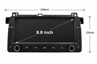 Reproductor Multimedia para Automóvil con Sistema Android Octa Core 4+64G, Radio para BMW E46/Rover 75/MG ZT, 4GLTE, Car Play, DSP, WIFI