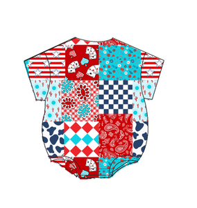 Pigiama per bambini Set da salotto 95 <span class=keywords><strong>bambù</strong></span> 5 Spandex stampa digitale tutine a bolle personalizzati vestiti per neonati in <span class=keywords><strong>bambù</strong></span> - Product Image 6