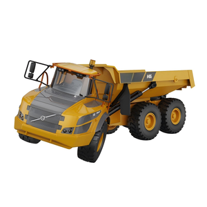Camión Volquete RC Double E591-001 1:20 con Cubo Basculante, Sonido/Luces, Metálico, 10 Canales, Juguete para Niños, Cargador, Función Sígueme - Product Image 6