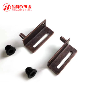 บานพับประตูตู้เหล็กปรับได้ยี่ห้อ Yihuaxing หนา 4 มม. สีแดงโบราณ แบบติดผิว สำหรับเฟอร์นิเจอร์ - Product Image 2