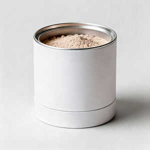 Tube <span class=keywords><strong>en</strong></span> papier personnalisé avec couvercle télescopique hermétique, tube <span class=keywords><strong>en</strong></span> papier de qualité alimentaire pour le stockage de denrées sèches, de céréales et de poudres - Product Image 2