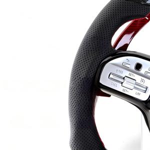 Volant <span class=keywords><strong>AMG</strong></span> en carbone d'usine : Amélioration de l'ancien au nouveau pour Mercedes CLA G63 GLC Série complète – Promotion exceptionnelle en stock - Product Image 3