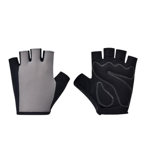 Cycling Gloves Unisex Grey Breathable Non Slip Wear Resistant Outdoor Sports <b>Bicycle</b> Gloves All Season High Elasticity - Product Image 1
