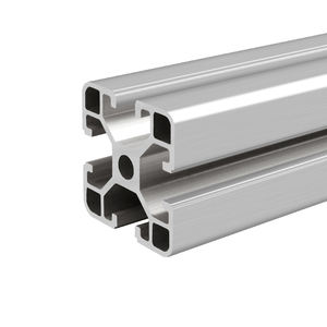 شركة مصنعة صينية rohs oem odm طول مخصص فضي وأسود بأكسيد 40*40 ملف بثق ألومنيوم - Product Image 1