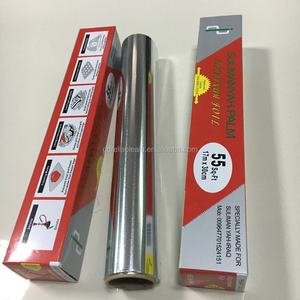 لفة ورق تغليف معدني من رقائق الألومنيوم لتغليف الطعام من رقائق الخبز المنزلية 10mic 40mic للشواء للمطبخ - Product Image 6