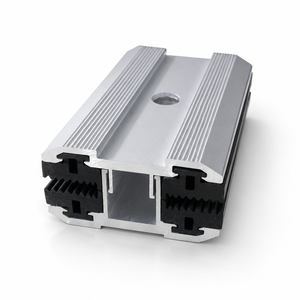 Système de montage <span class=keywords><strong>solaire</strong></span> à <span class=keywords><strong>fixation</strong></span> intermédiaire pour module photovoltaïque avec surface en alliage d'aluminium anodisé pour utilisation sur toiture, améliorant la stabilité globale - Product Image 1