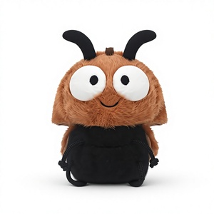 Peluche longue Coccinelle de la série Insectes Amusants, Mignonne <span class=keywords><strong>poupée</strong></span> <span class=keywords><strong>en</strong></span> peluche avec rembourrage <span class=keywords><strong>en</strong></span> coton PP, Cadeau d'anniversaire - Product Image 1