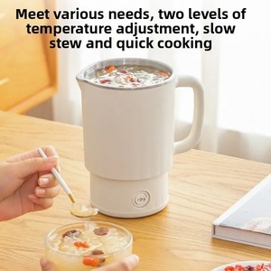 Nouvelle Bouilloire Électrique Pliante Portable d'Extérieur en Acier Inoxydable, Tasse de Voyage Domestique pour Faire Bouillir l'Eau, Bouilloire Compacte de Qualité Alimentaire - Product Image 6