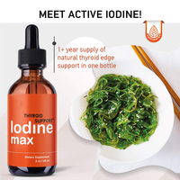 Gouttes d'iode liquide Offre Spéciale, supplément de soutien de la prostate, stimulation du métabolisme, gouttes d'iode