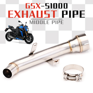 <span class=keywords><strong>Suzuki</strong></span> GSXR1000 GSX1000 GSX-1S000 Racing <span class=keywords><strong>Line</strong></span> Échappement Original Tuyau de connexion du tuyau moyen Tuyau d'échappement complet - Product Image 2