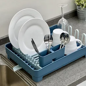 New Compact Dish Rack Hot Sell Easy Assembling Kitchen Sink Drainer Dish Drying Rack